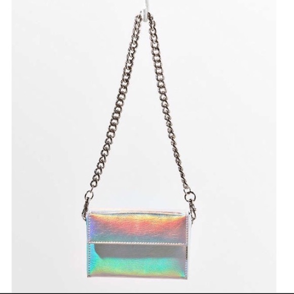 Urban Outfitters Handbags - SOLD - Hologram mini purse